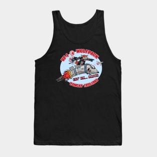 VF-1 Wolfpack Nose Art Tank Top